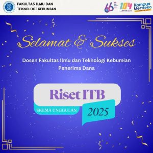 Dosen FITB penerima dana Riset ITB Skema Unggulan Tahun 2025