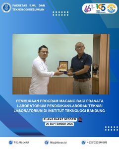 Pembukaan Program Magang Bagi Pranata Laboratorium Pendidikan/Laboran/Teknisi Laboratorium di Institut Teknologi Bandung